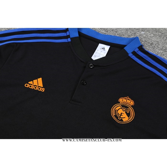 Camiseta Polo del Real Madrid 22-23 Negro y Azul